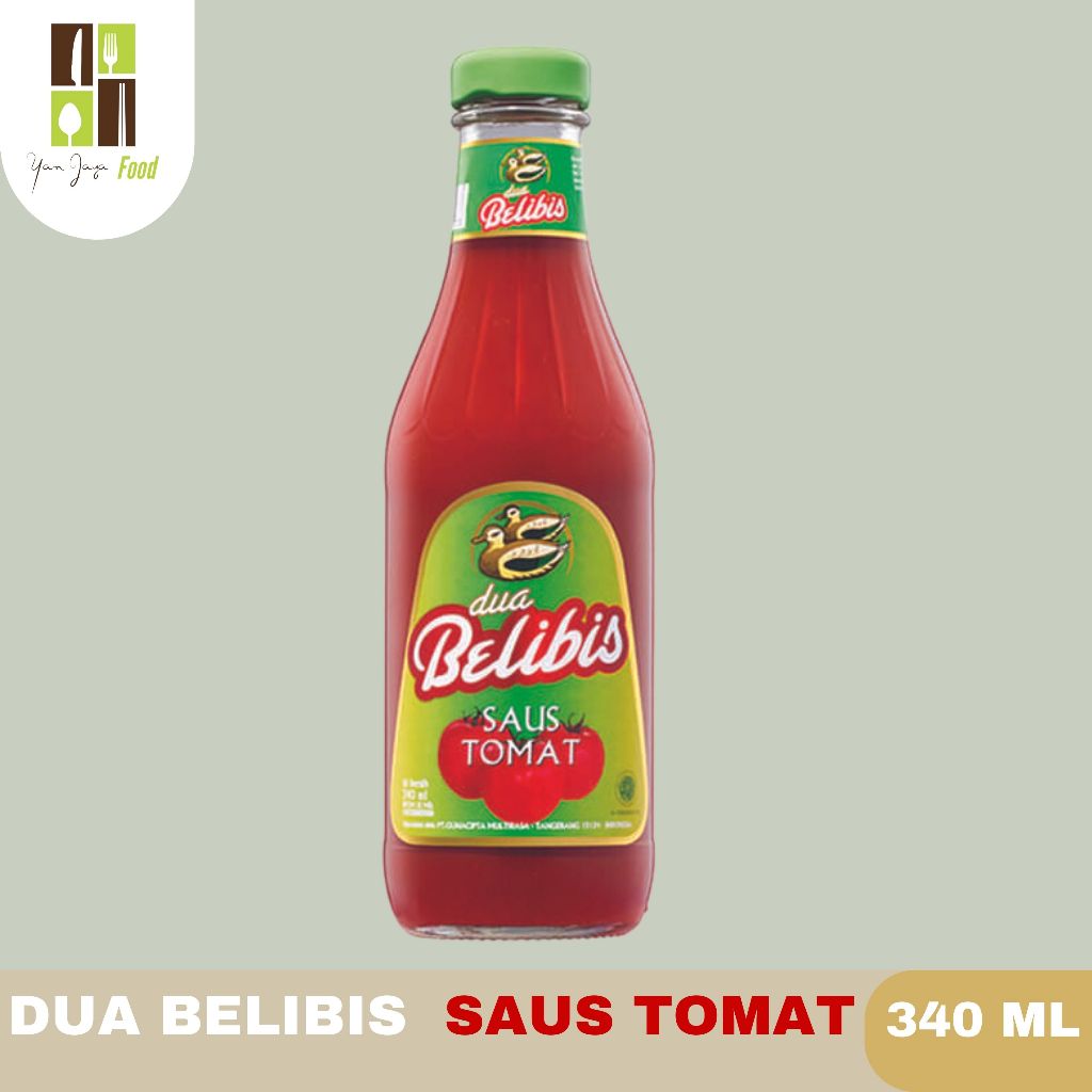 

Dua Belibis Saus Tomat / Sauce Tomato Kemasan Botol Kaca 340ML