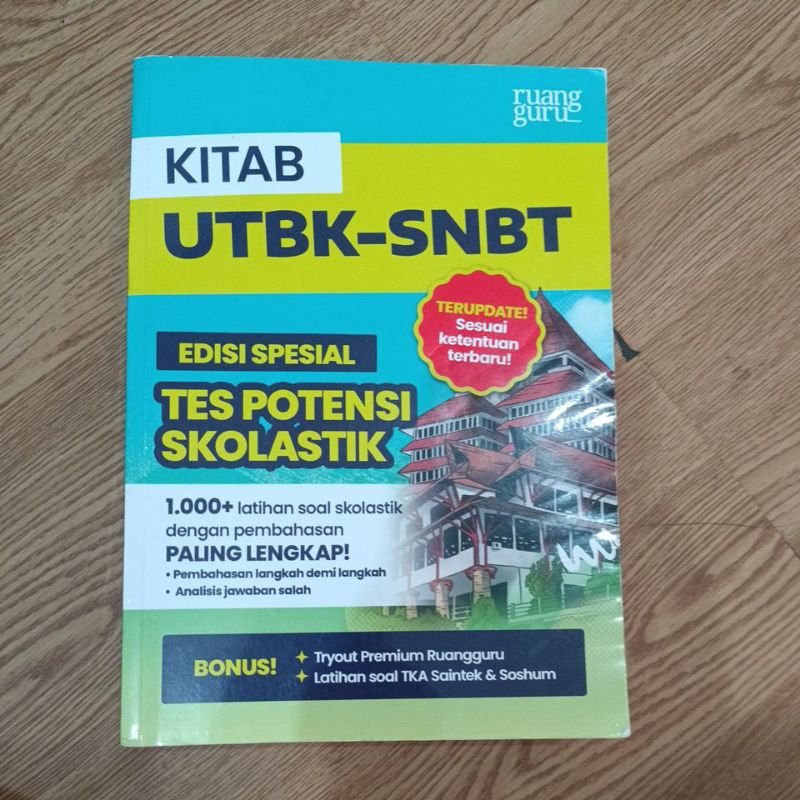 [PRELOVED] BUKU KITAB UTBK-SNBT RUANGGURU TPS 2023
