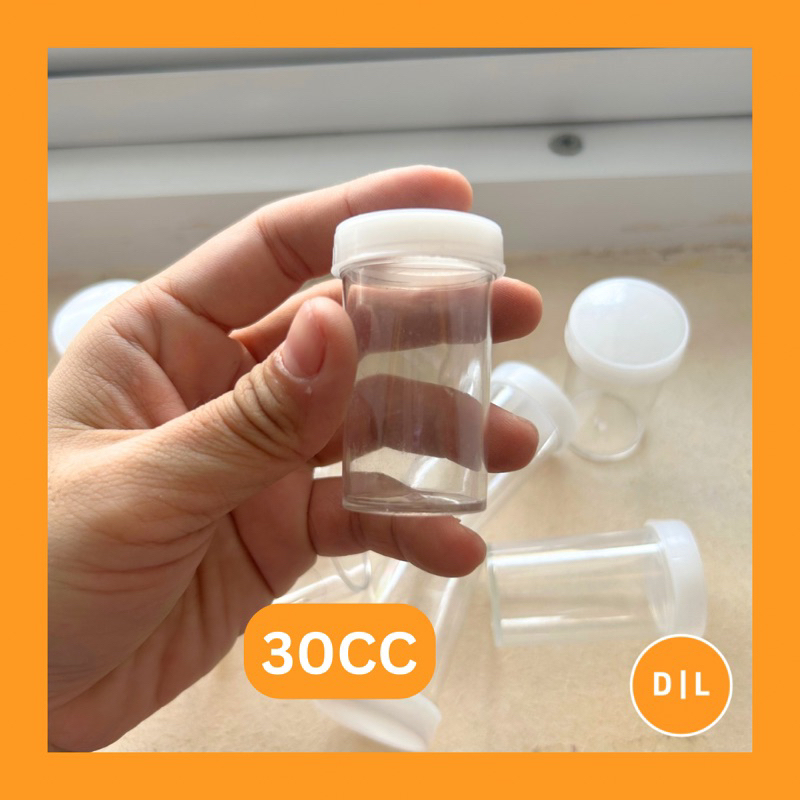 Pot Urin 30cc / pot cream 30 ml / cup obat / tempat salep 30ml / pot plastik 30 ml / urine container