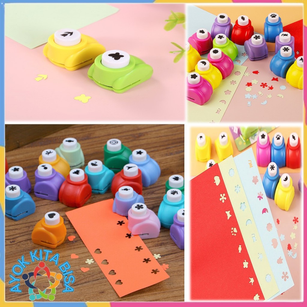 

AKB Pembolong Kertas Mini Berbagai Bentuk Hewan Lucu Paper Cutting Embossing Craft Puncher DIY Cetakan Pemotong Nori Puncher Bento Alat Pemotong Rumput Laut Kertas Scrapbook Paper Punc Bentuk Bintang t
