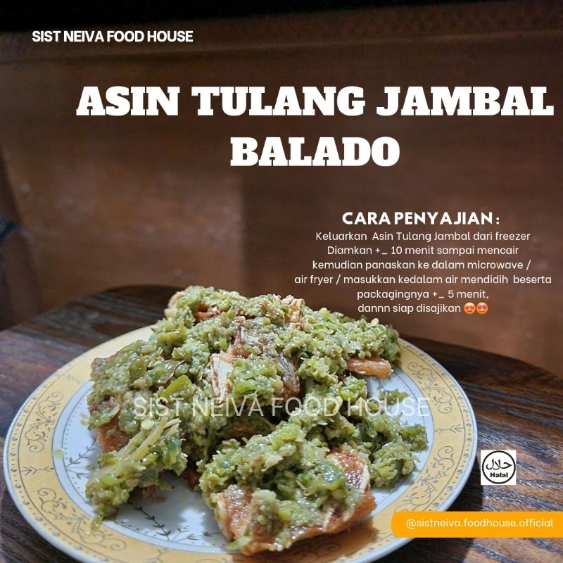 

by SIST NEIVA _ ASIN TULANG JAMBAL CABE IJO ( TEMAN BEKAL HAJI & UMROH, TEMAN TRAVELING. TEMAN CAMPING, SAHABAT ANAK KOST, SAHABAT ORANG SIBUK DLL )