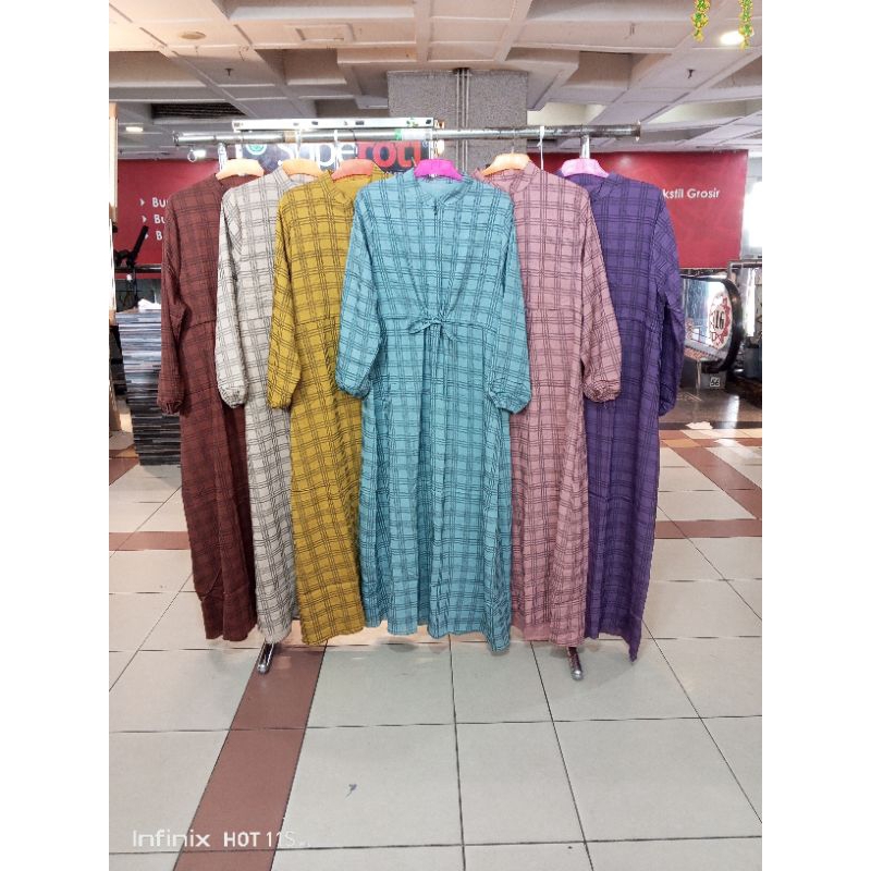 Gamis linen premium