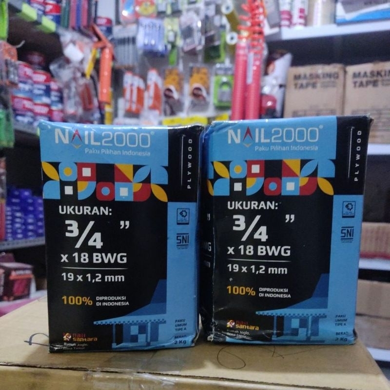 Paku Triplek Nail2000 ukuran ( 2cm) ¾"