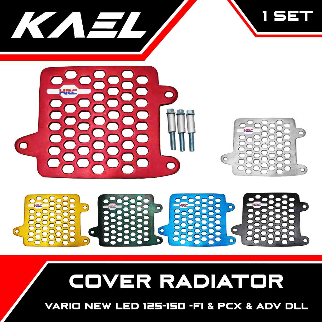 Cover Radiator Variasi HRC Honda Vario Techno 125 Old & Vario 125-150 New LED 2015-2018-Sekarang 202