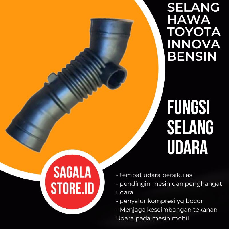 selang hawa filter udara toyota innova bensin