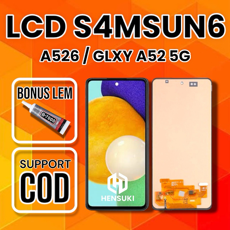 [ORIGINAL] LCD TOUCHSCREEN SAMSUNG A526 / A528 / A52 5G / A52s 5G LAYAR LCD FULLSET TOUCHSCREEN ORI 