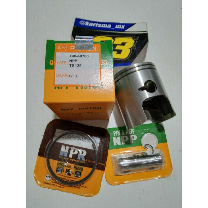 Piston / Seher set NPP suzuki ts 125 standar