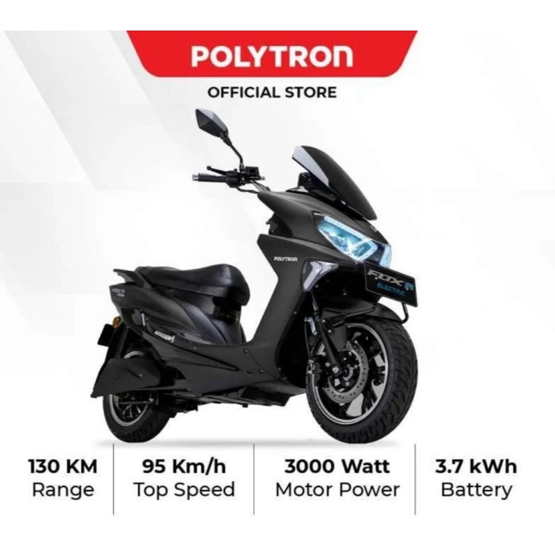 Polytron Fox R Electric Sepeda Motor Listrik - OTR Indonesia