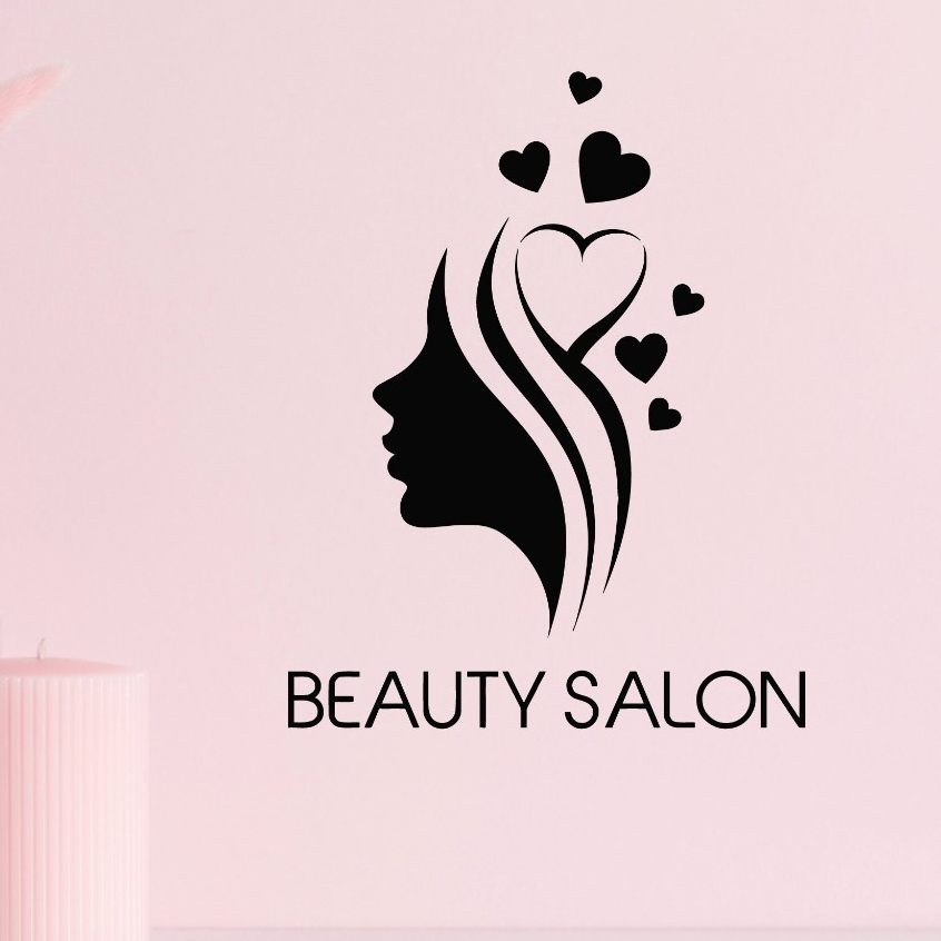 TERMURAH Stiker dinding dan kaca beauty salon / salon kecantikan termurah