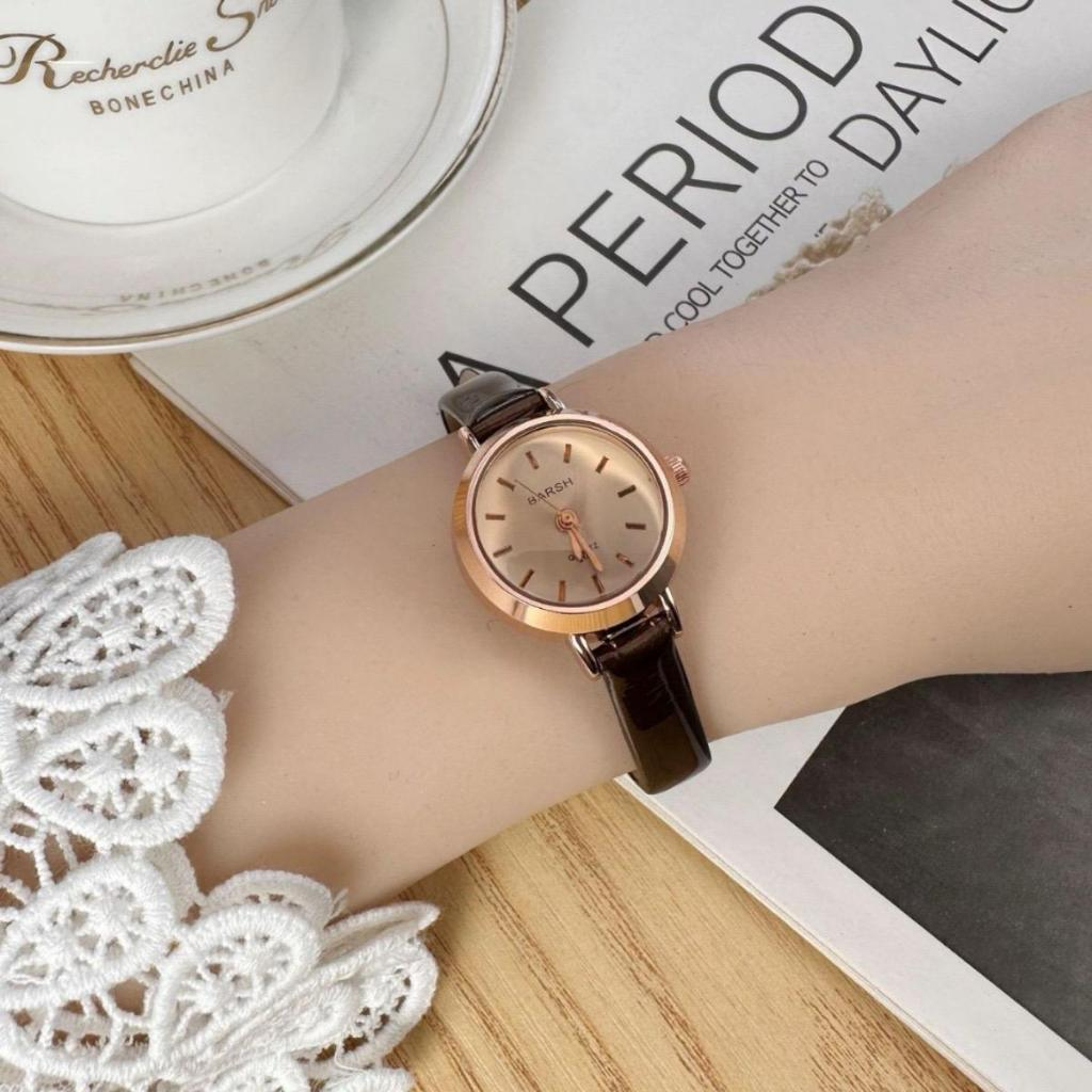 Ulzzang - Jam Tangan Barsh Model Polos Gaya Vintage Ulzzang Style