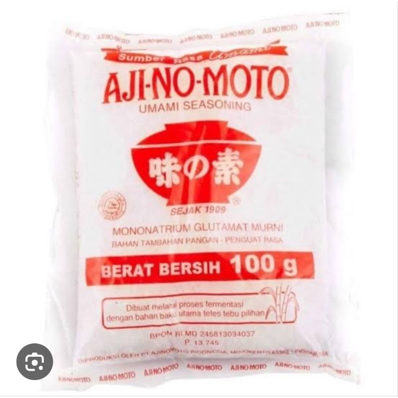 

Ajinomoto Penyedap Rasa MSG / Micin / Pecin 100gr, 250gr,500gr 1 PCS