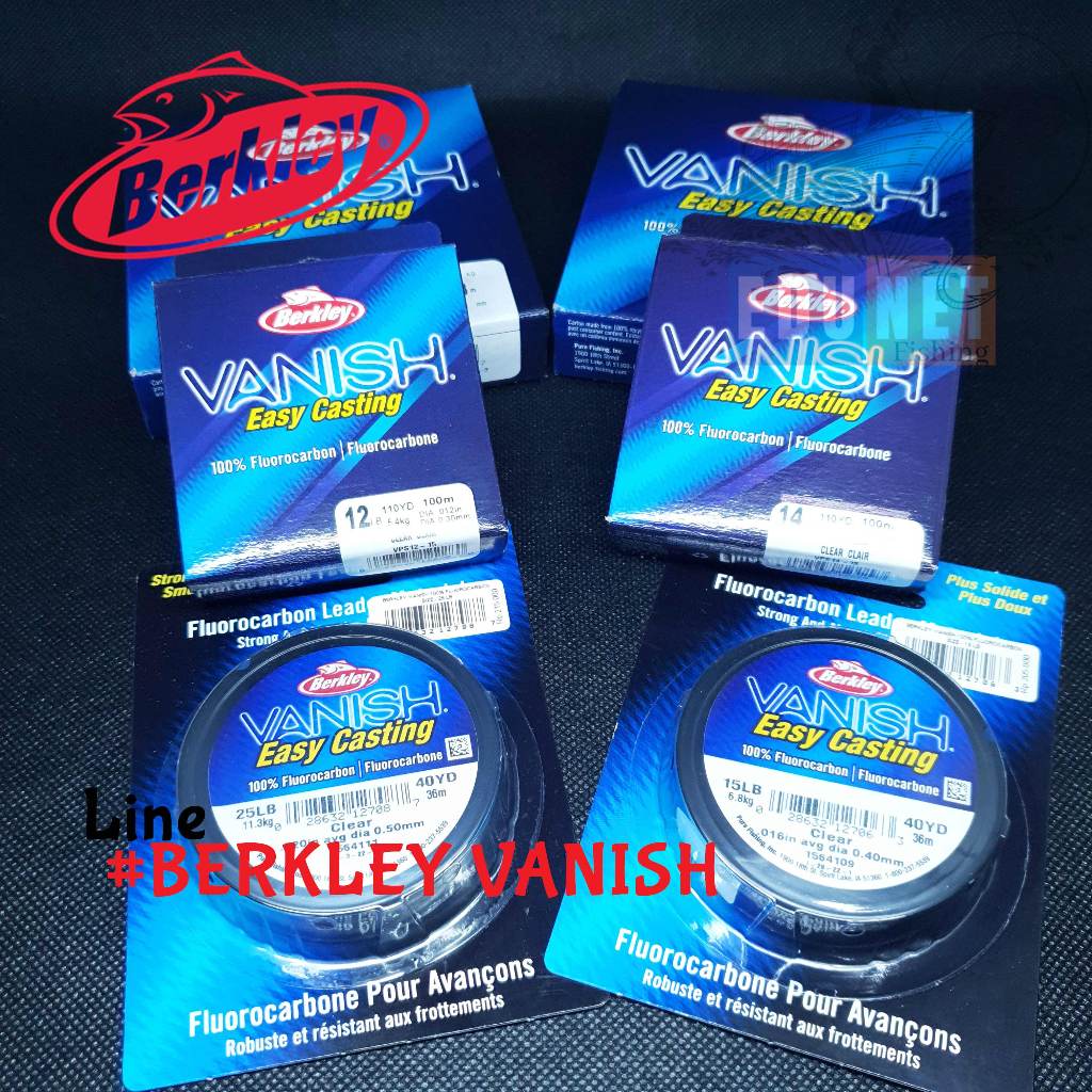 BERKLEY VANISH 100% FLUOROCARBON LEADER