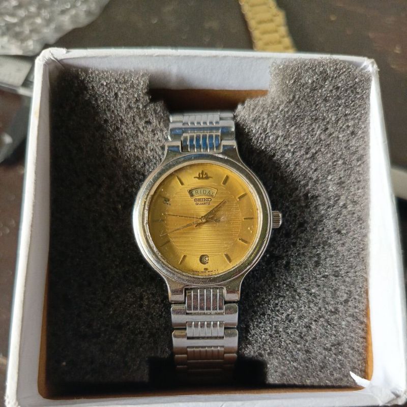 jam tangan cewek original seiko preloved second bekas
