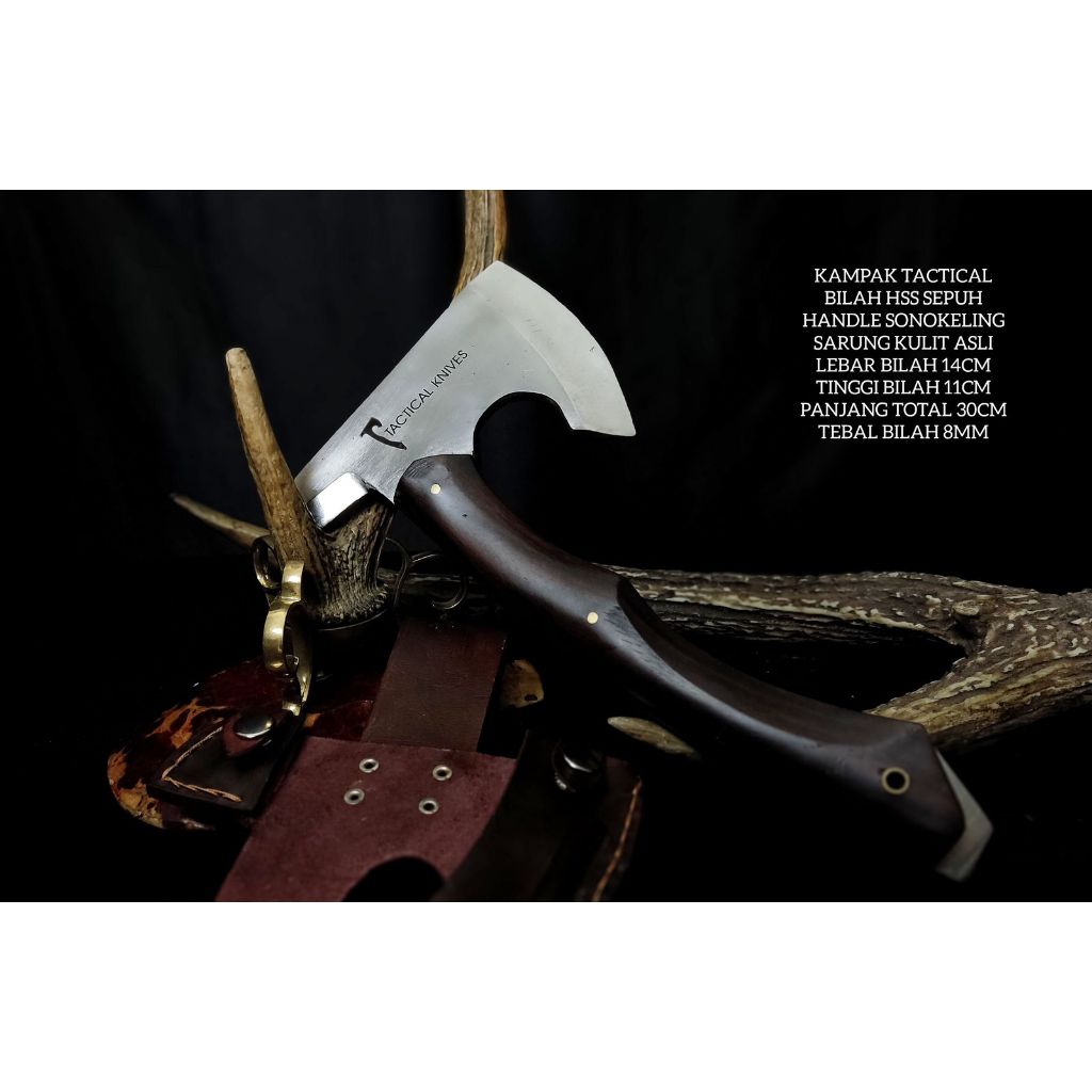 KAPAK TACTICAL Premium Cacah Tulang Original FullTang