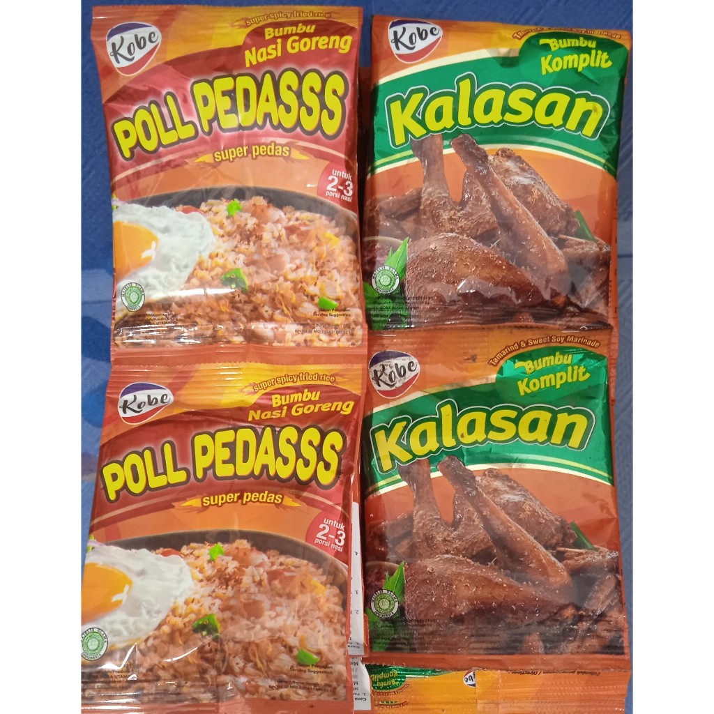 

Bumbu Nasi Goreng Kobe, Bumbu Komplit Kalasan Kobe / pcs