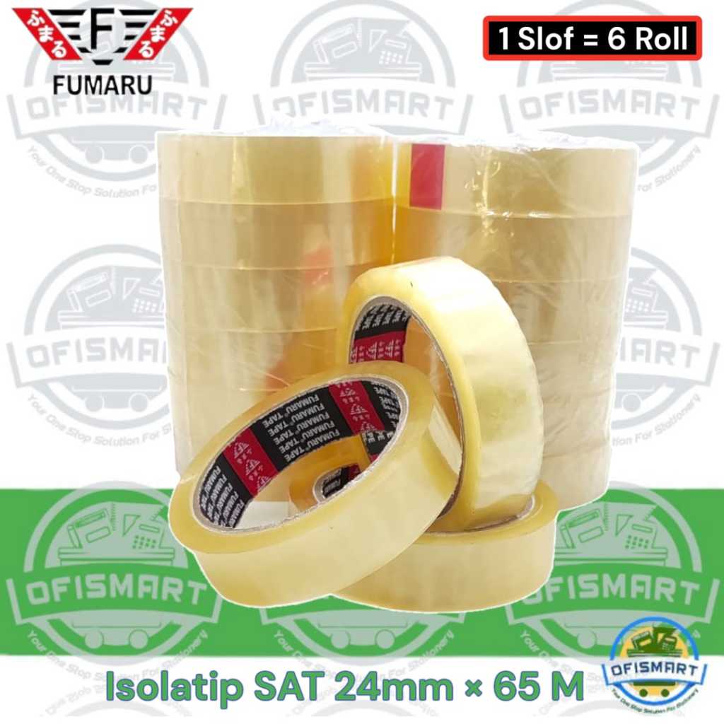 

Fumaru Isolatip SAT 24mm x 65 M Red Label | @1 Slof =6 Rol