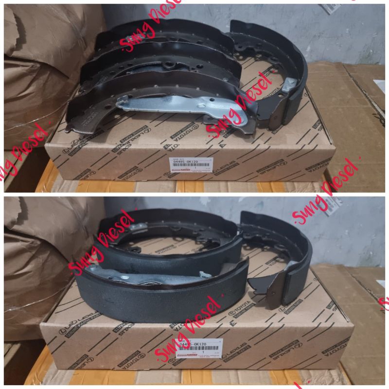brake shoe kampas rem belakang hilux Fortuner diesel