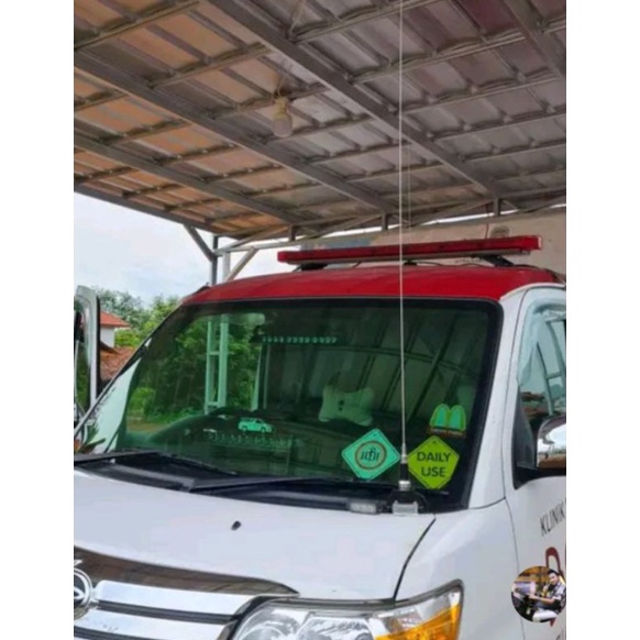 KODE W17Q antena antenna radio mobil am fm jepit kap mesin  PINTU bagasi BELAKANG gm 5 UNIVERSAL Jeep truk truck