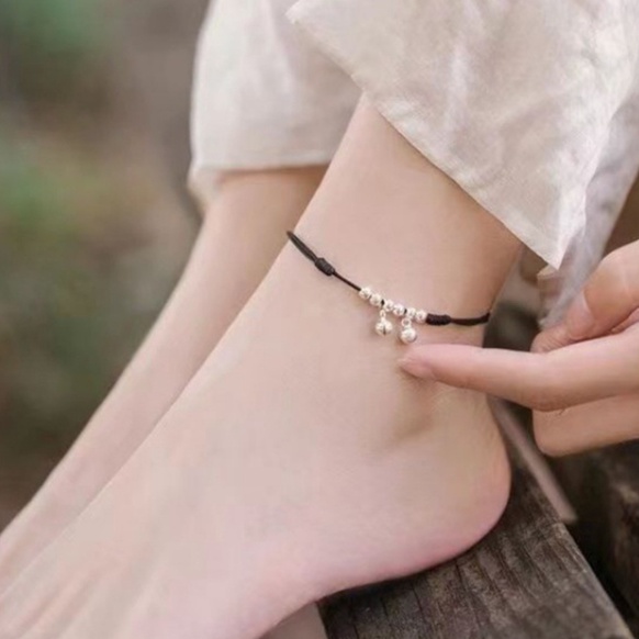 99 BRANDS FESTIVAL Gelang Tali Nilon Kepang Kerincingan Bola titanium