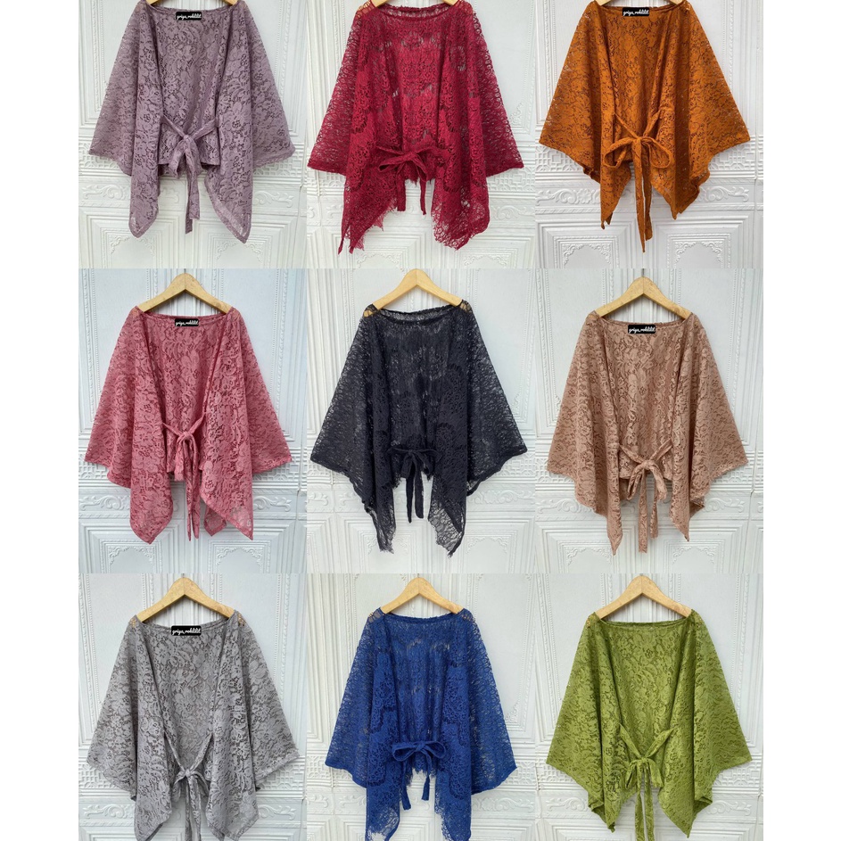 Murah Banget PROMO CAPE BROKAT TALI PREMIUM