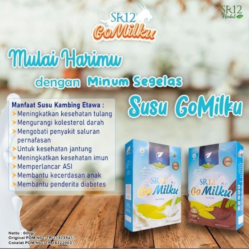 

Susu Gomilku SR12 Susu Kambing Etawa Bubuk Kualitas Premium Kemasan Hemat 200 Gram dan 600 Gram-Susu Etawa Asli Original Provit Meningkatkan Kesehatan Imun Tubuh