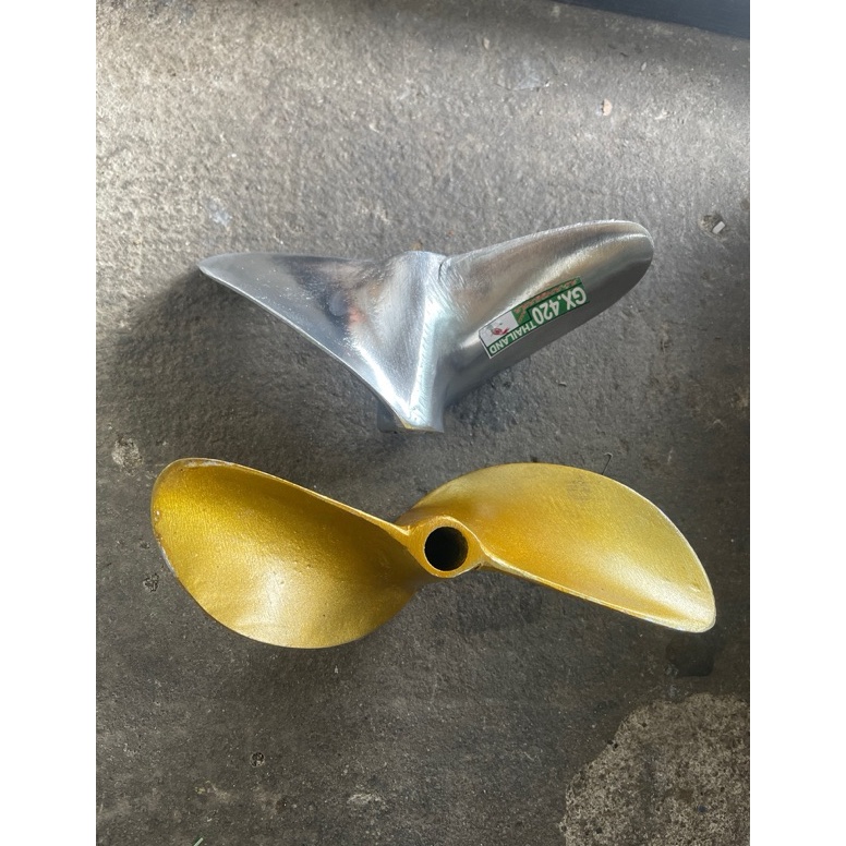 KODE D8J9 KIPAS PERAHU BALAP KETINTING GX42 16pk sampai 2pkBALING BALING PERAHU BALAPPROPELLER