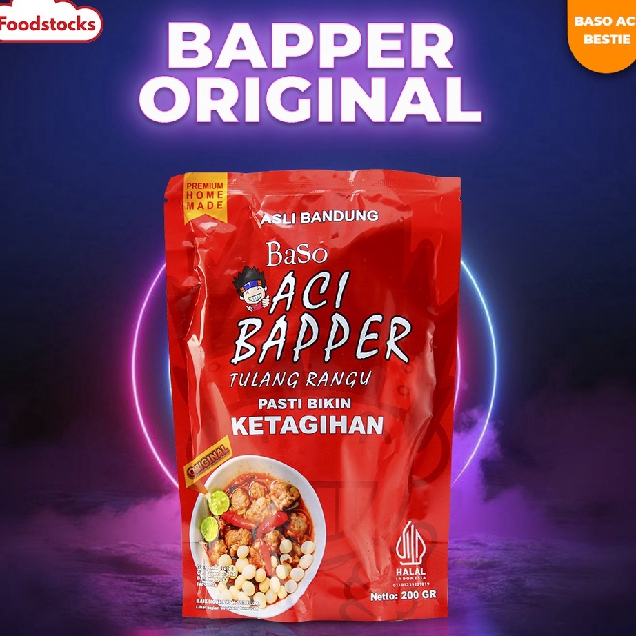 

Terlaris Baso Aci Bapper Tulang Rangu Original Asli Bandung 22gr