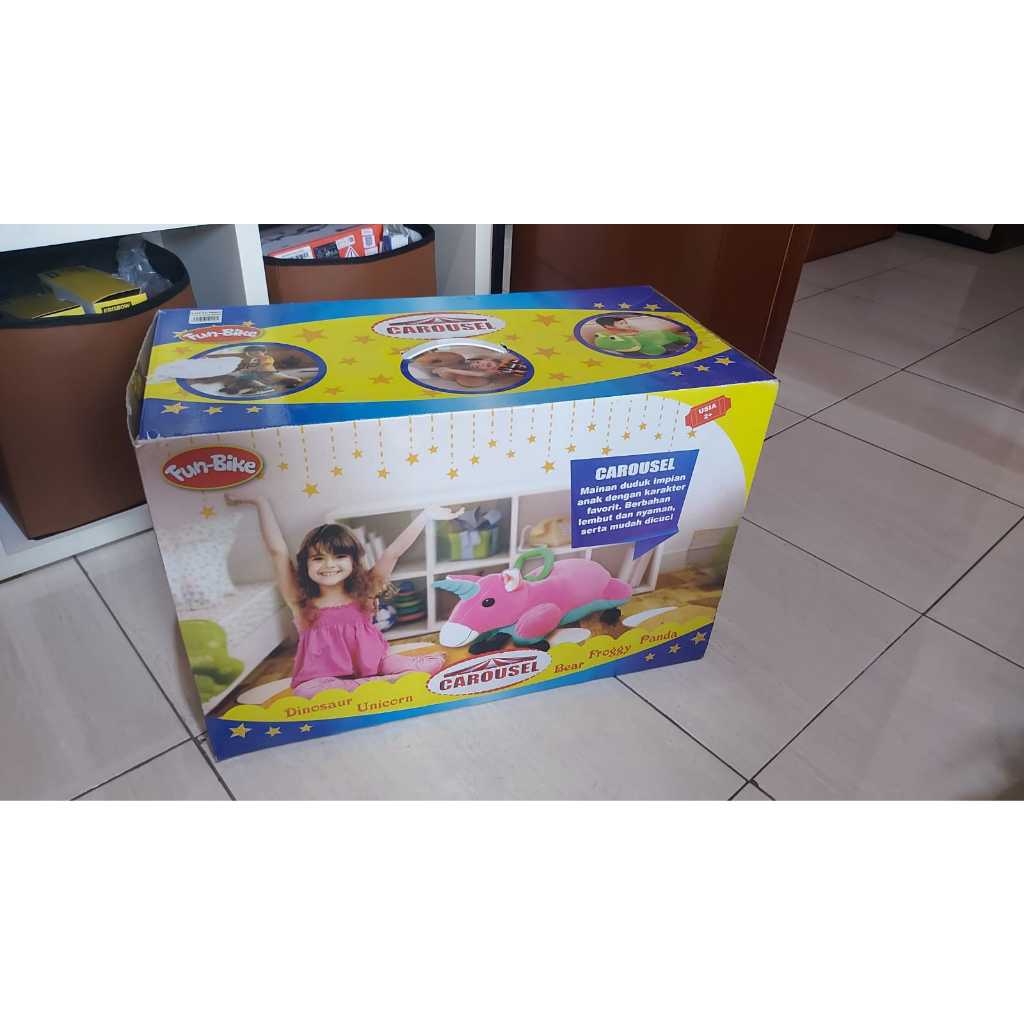 Funbike Carousel Ride On - Carousel Fun Bike Mainan Hewan Tunggang second/bekas/preloved