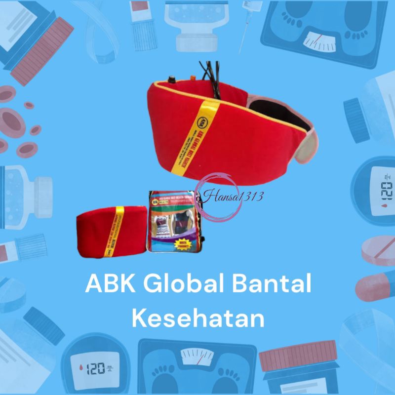 ABK Global Belt Magnetic Sabuk Bantal Panas Terapi Modern