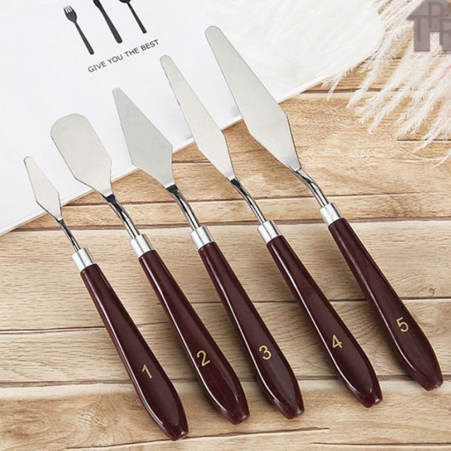 

Diskon sd 7 Palet Lukis Artist Painting Palette Knives Set Ekonomis 5pcs