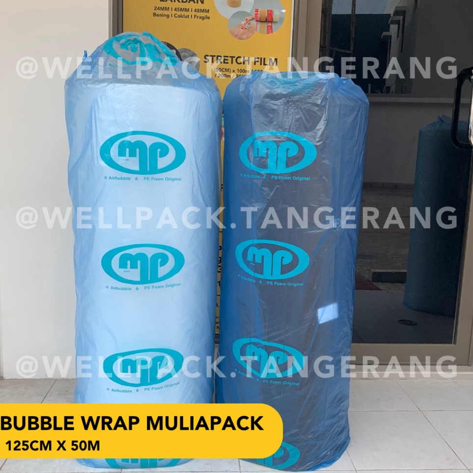 

Dijamin Ada Bubble Wrap Muliapack MP 33kg Bening 3kg Hitam 125cm x 5m PREMIUM