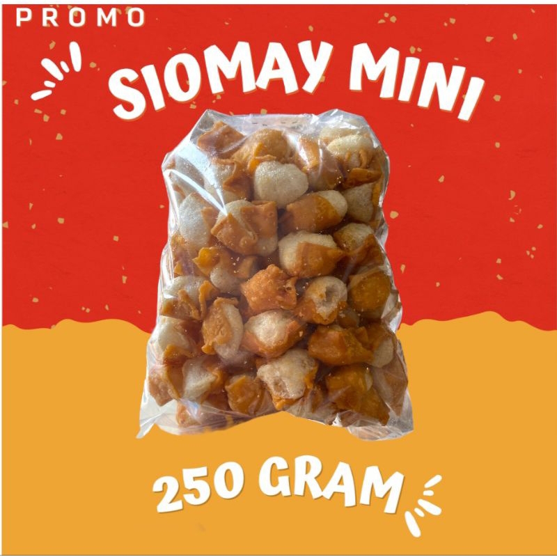 

SIOMAY MINI 250 GRAM TOPING BASO ACI DAN SEBLAK