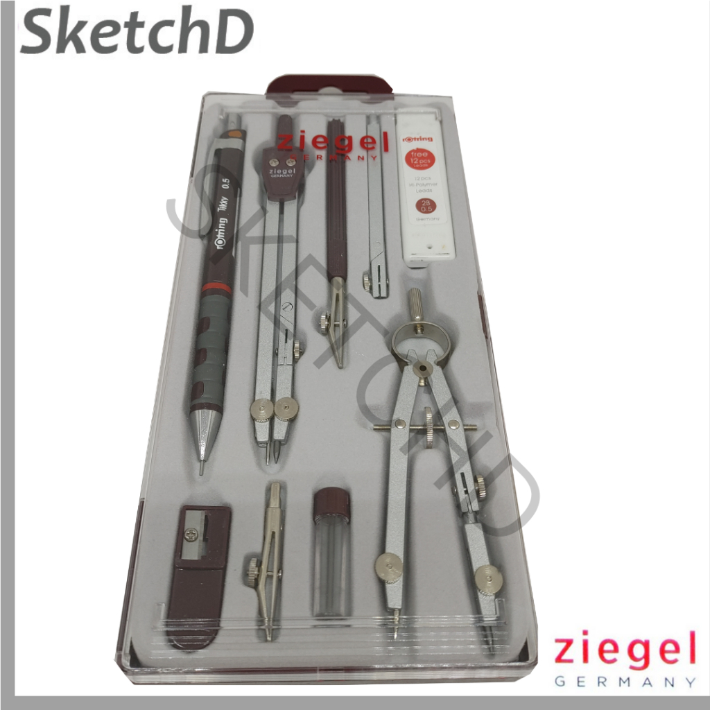 

Jangka Set 3 Ziegel - Compas Set 3 - 03009A