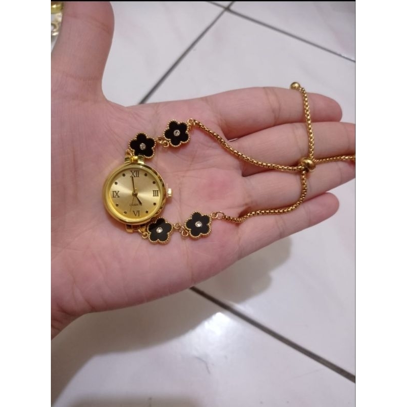 gelang serut jam tangan titanium wanita gelang jam bisa berfungsi