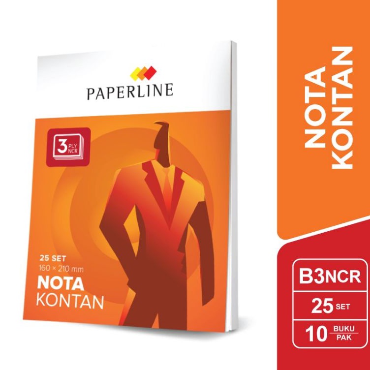 

Hot Now Nota Kontan Paperline Besar 3 Ply NCR 1 buku