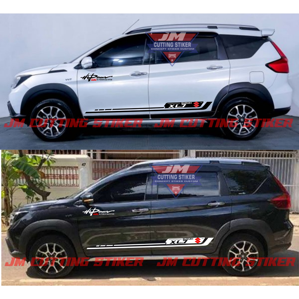 Stiker mobil suzuki xl7 cutting stiker minimalis body suzuki xl7