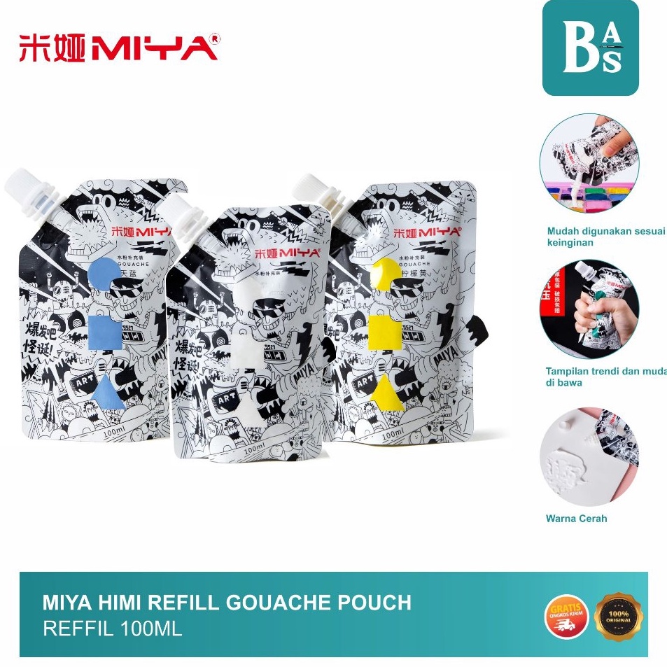 

Super Kejutan MIYA HIMI Reffil Ukuran 1 ml Gouache Panting 1 Original Peralatan Melukis Terlaris dari BAS Bali Art Supplies Jakarta