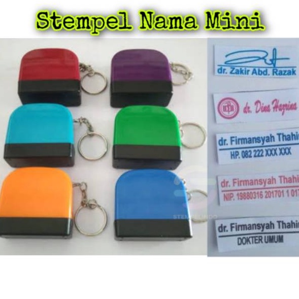 

Sekarang Populer Stempel Nama Cap Dokter Bidan Perawat Apoteker Jabatan HP Free Custom Desain Bebas Flash Mini 1x3mm