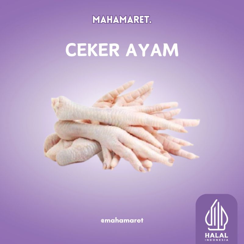 

1Kg Ceker Ayam Bersih / Ceker Ayam Segar