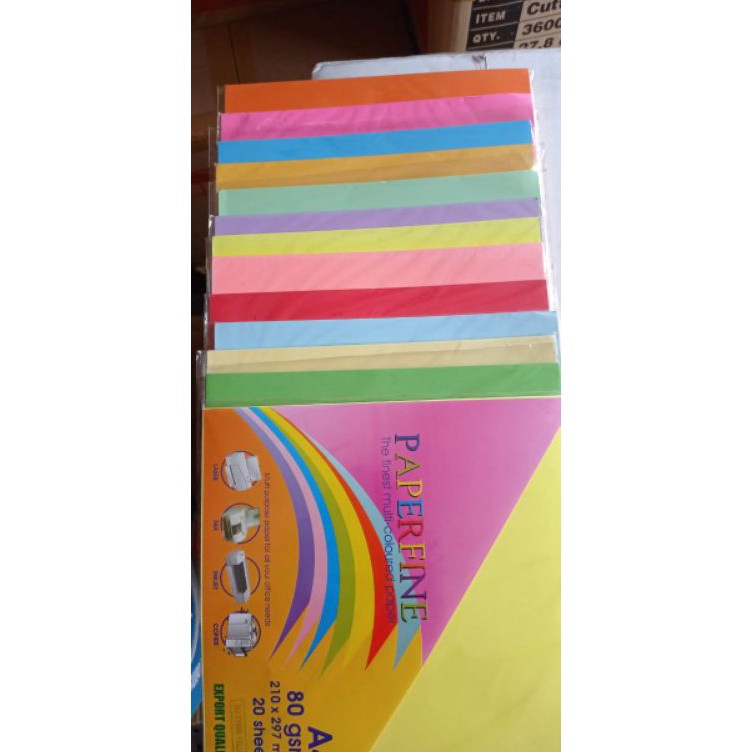 

Diskon sd 7 KERTAS HVS A4 8G WARNA PAPERFINE 2 LEMBAR