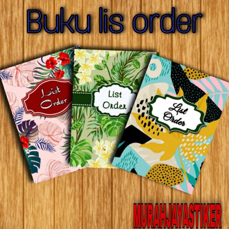 

Ready Terbaru buku list order murah buku list order olshop murah