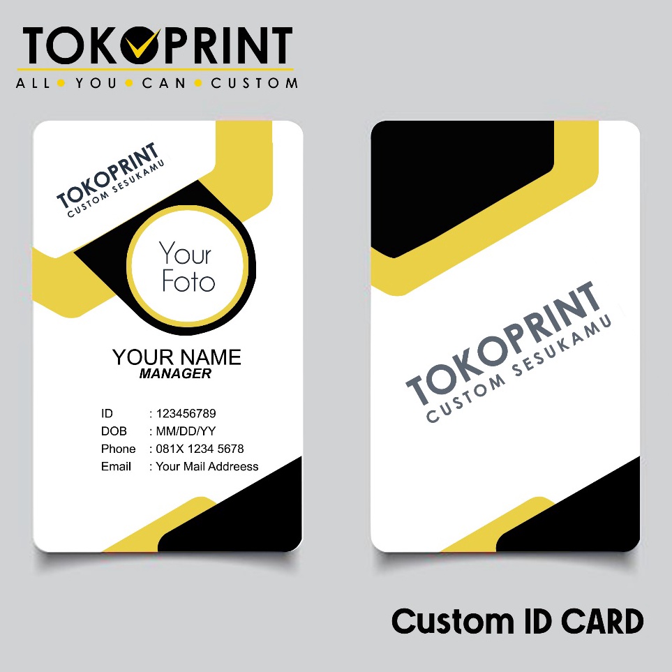 

Diminati Custom Cetak ID Card PVC Premium Kartu Member Kartu Anggota Kartu Pelajar Murah Custom SukaSuka