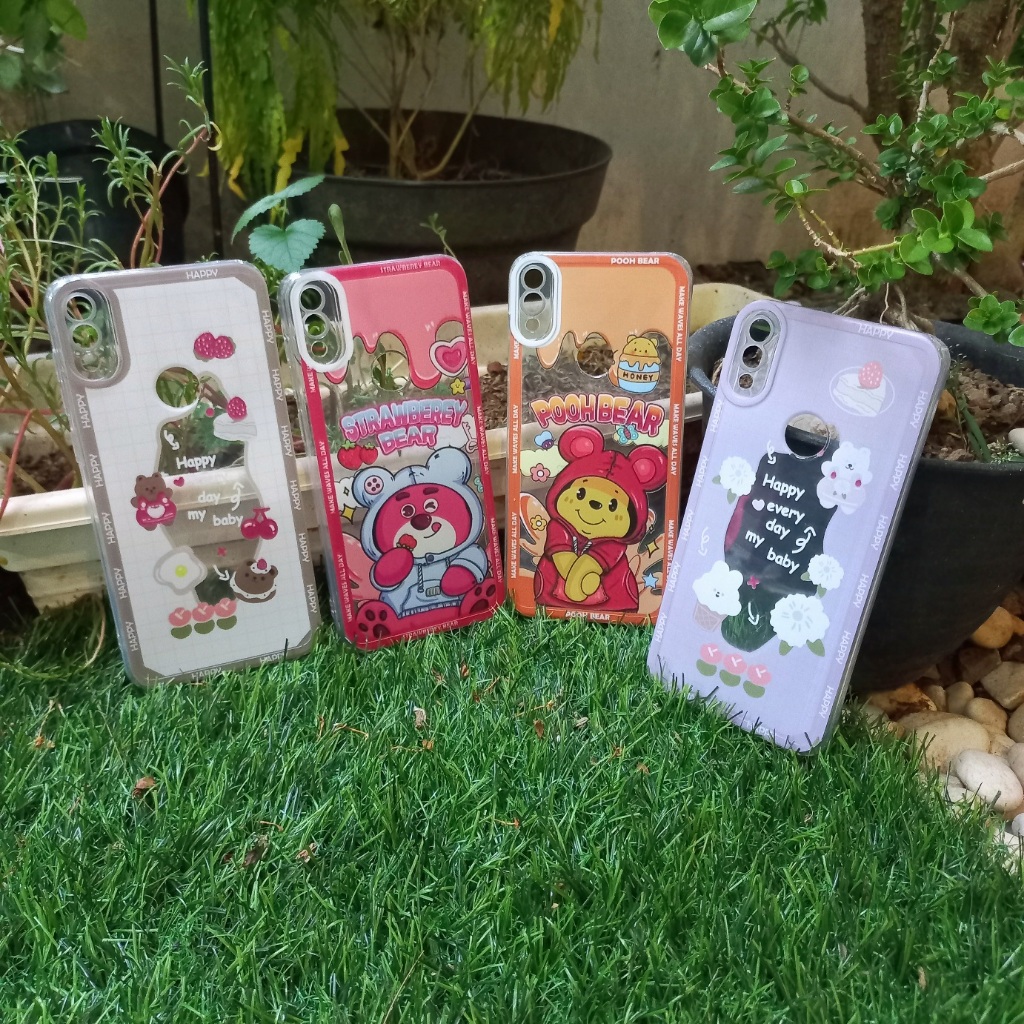 Case asus X01BDA X01BD X01BDD Softcase Clear Motif Lotso And Pooh Asus Zenfone Max Pro M2 ZB631KL