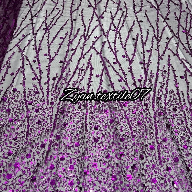 Kain Tile Payet Sequin Salur  Tile Sequin Salur Jupiter  Harga Meteran