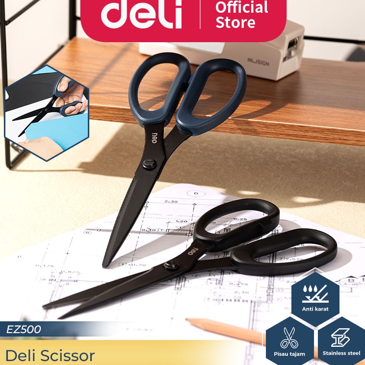 

Hadir Terbatas Deli Scissor Gunting Serbaguna Anti Karat Pisau Tajam EZ5X