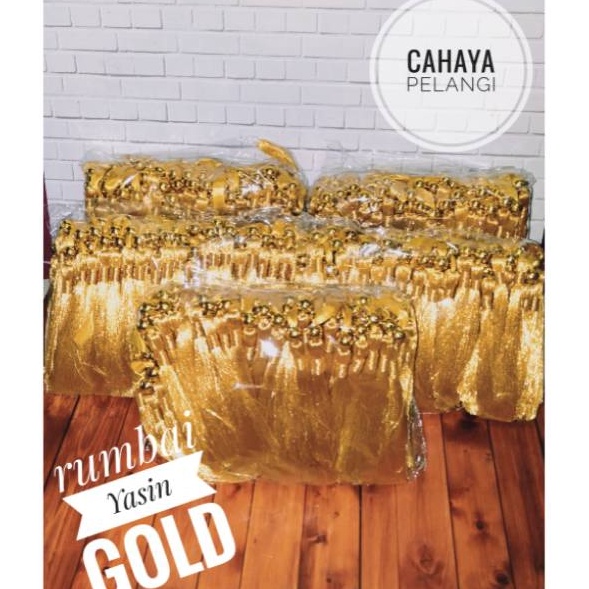 

Get Buy Rumbai pita pembatas Yasin isi 1 pcs GOLD