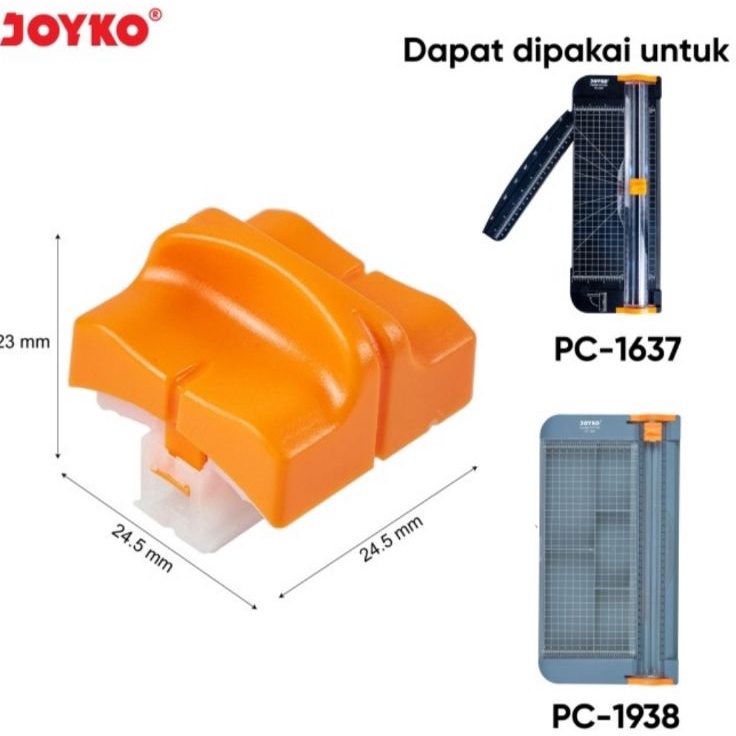 

Paket Baru Refill Pisau Untuk Alat Pemotong Kertas Joyko PC1637 Blade1
