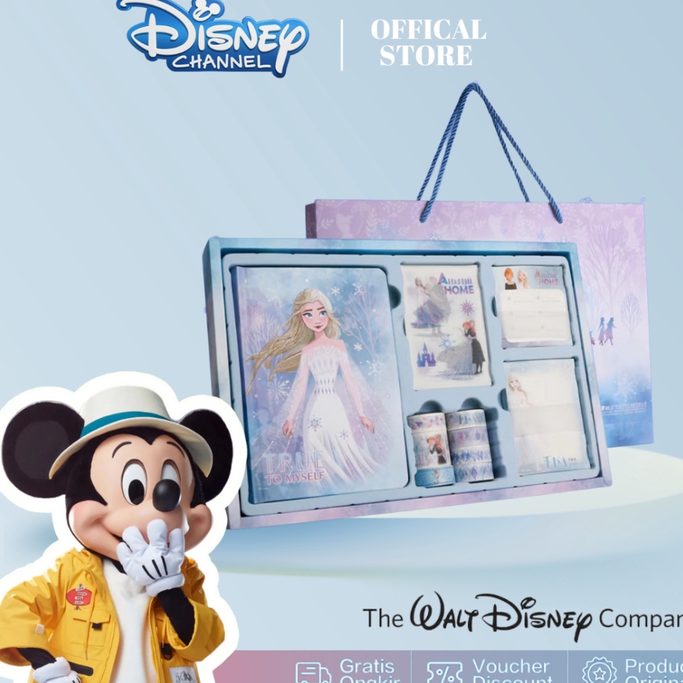 

Produsen Resmi 1 Ori Disney Paket Jurnal Set 7 in 1 Agenda dan tas hadiah Gift Box Hampers Hadiah Notebook Journal Diary