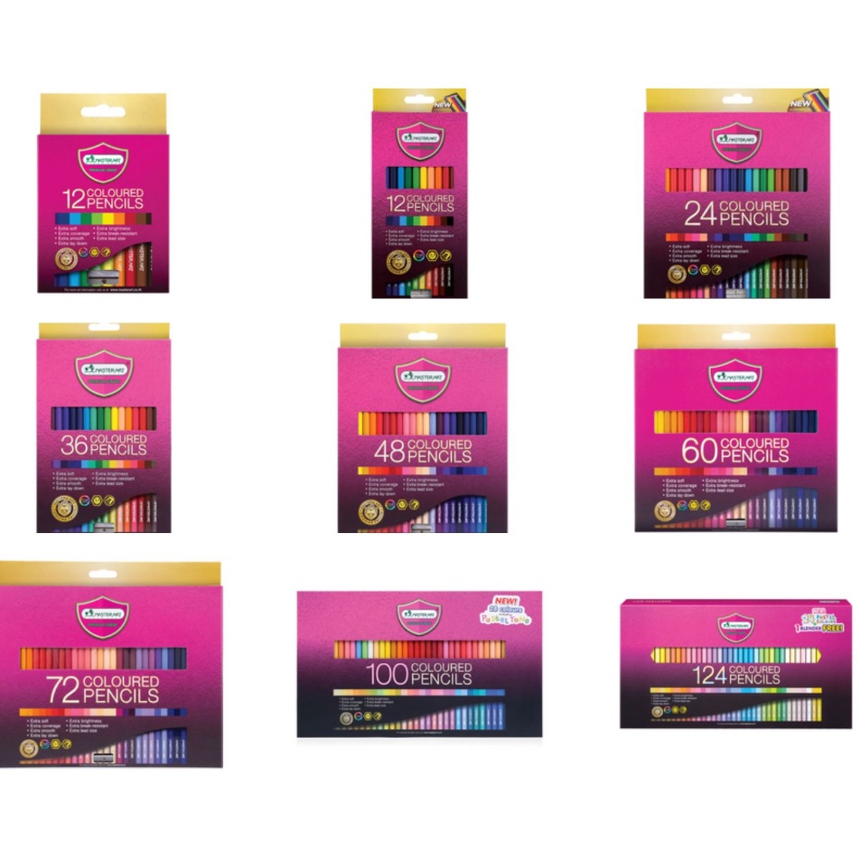 

Top Now Master Art Pensil Warna Colour Pencil Profesional 12243648672 Pcs