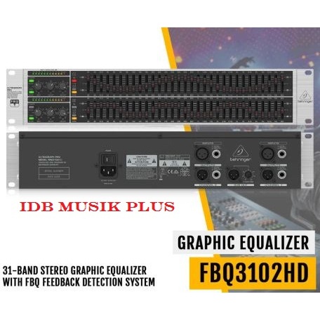 Equalizer Behringer FBQ3102HD FBQ 3102HD Equaliser Original